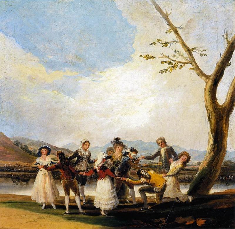 Blind Man's Buff, Francisco Jose de Goya